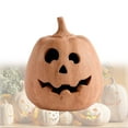 thumbnail image 1 of Handmade Terracotta Pumpkin a Hallowmas Handcrafted Terracotta Jack O'-Lantern for Porch Festivities & Fall Decorations for Home, 1 of 7