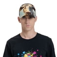 thumbnail image 6 of Baseball Cap, Artistic Flower Butterfly Cow Trucker Hats Women Dad Hat for Workouts - Baseball hat Adjustable Size, 6 of 7