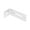 White-small, variant on Reinforced Right Angles Corner Brace Cabinet Mounting Brackets Heavy Duty L Shelf Bracket Steel Corner Brackets