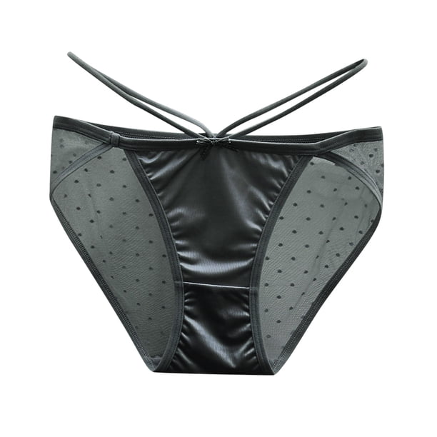 Braguitas de encaje de cintura baja para mujer - Ropa interior de algodón de color liso, sin aros, ajuste cómodo, para el día a día/el trabajo (M-XL)