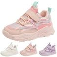 thumbnail image 4 of Akiihool Platform Sneakers for Girls Running Sneakers Shoes for Toddler Little/Big Kid, Size 30 Pink, 4 of 5