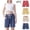 B Yellow, variant on ITSAME Kids Girls Casual Shorts 4-Pack, Quick-Dry Drawstring Cotton Linen Summer Loose Athletic Shorts Yellow 5T