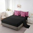 thumbnail image 5 of jejeloiu Spooky Bats Twin Bedding Sets 7-Piece,Halloween Theme Bedding Comforter Set,Pink Black Sheet Sets For Girls,Lightweight Room Decor Reversible, 5 of 8
