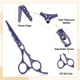 thumbnail image 3 of Unique Bargains Tijeras de corte de cabello profesionales Tijeras de corte de cabello moradas 0.91 x 0.67 Acero inoxidable para corte de cabello, 3 of 7