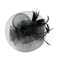 thumbnail image 7 of Ladies Fascinator Hats! Yigetop Fascinator Women's organza Church Kentucky Derby British Bridal Tea Party Fascinator for Women Black One Size, 7 of 7