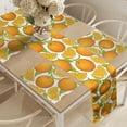 thumbnail image 2 of Ambesonne Summer Orange Table Runner & Placemats, Fresh Juicy Fruits, Placemat 4 pcs + Runner 16"x72", White Orange, 2 of 2