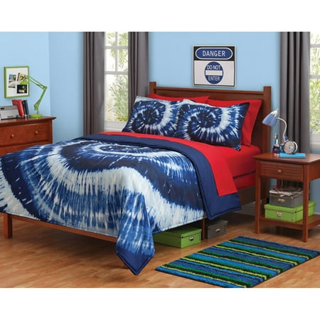 Your Zone Swirl Tie Dye Comforter Set 1 Each Walmart Com