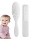 thumbnail image 1 of Juego de cepillo y peine para el cabello de bebé, cepillo para el cabello de plástico suave y peine, Kit de masaje para el cuero cabelludo para recién nacidos y niños pequeños, 1 of 5