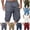 #01 Gray, variant on Cargo Shorts for Men 2026 – Casual Summer Hiking Elastic Waist Big and Tall Knee Length Multi-Pockets Bermuda Shorts, Wine M