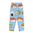 thumbnail image 5 of Bingfone Pajamas For Women,Kawaii Sushi Pajama Pants With Pockets-Medium, 5 of 9