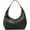 Black, variant on Womens Soft Vegan Leather Handbags Y2k Dumpling Hobo Shoulder Bag Chic Small Tote Purse Casual Underarm Satchel