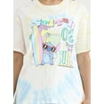thumbnail image 4 of Stitch Surf Women's Oversized Tie Dye Tee with Short Sleeves, Sizes XXS-XXL, 4 of 5