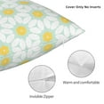 thumbnail image 5 of YFYANG Square Decorative Throw Pillow Case (Without Pillow Insert), Abstract Geometric Floral Pattern Bedroom Sofa Car Cushion Cover, 16"x16", 5 of 9