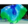thumbnail image 3 of Silk Belly Dance Veil 3-color Gradient Veil Dance Performance Props, 3 of 7