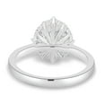 thumbnail image 6 of ESTE ORIGIN 1.50Ct Round Cut Moissanite Halo Engagement Ring – Vintage Pavé Band in 18K White Gold for Women, 6 of 8