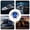 Blue, variant on Boat Courtesy Lights 5 Color 295 Inch Round Marine Interior Transom Stern Navigation Lights for Pontoon Boat Kayak Yacht Durable Aluminum Construction for Sea Use Easy Install Wide Compatibility