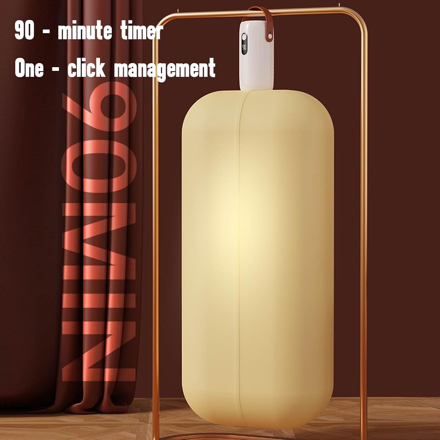 Portable Hanging Clothes Dryer, Mini Foldable Fast-Drying Machine with Dry Bag & Hook, Quiet Compact Dryer for Travel, Home, Apartment, RV, Dorm & Hotel