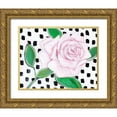 thumbnail image 1 of Seay, Anne 32x26 Gold Ornate Wood Framed with Double Matting Museum Art Print Titled - Pink Rose, 1 of 4