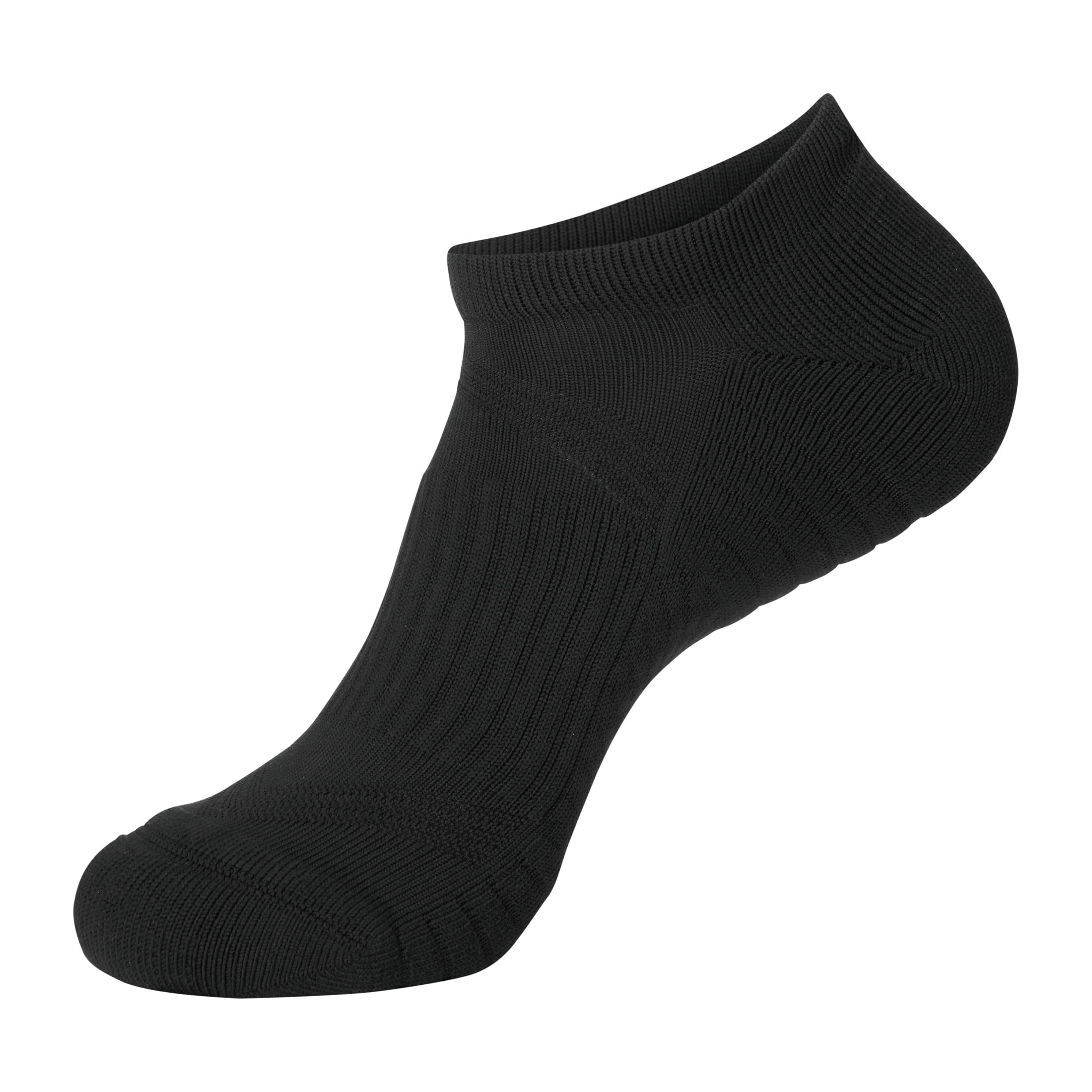 Hanes Mens No-Show Socks, 3-Pack, Moves Impact Zone Cushioned No-Show Socks, Shoe Sizes 6-12