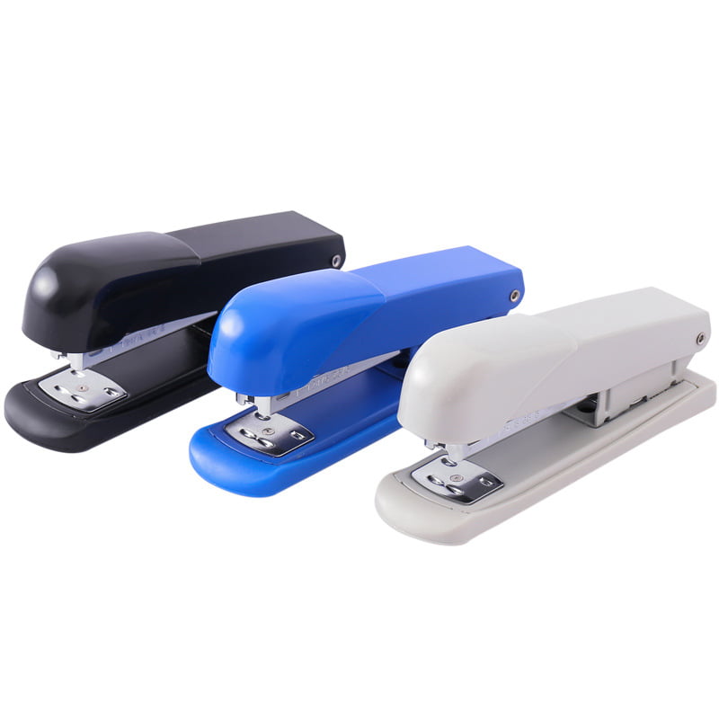 Product Dimensions: 1.69 x 3.75 x 6.85 inches Fits into The Palm of Your Hand; Black Heavy Duty 40 Sheet Stapler Small Stapler Size