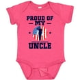 thumbnail image 3 of Inktastic Military Uncle Proud Nephew Boys or Girls Baby Bodysuit, 3 of 5