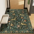 thumbnail image 3 of DUKINO 3x5 Rug, Washable Animal Area Rug with Non Slip Vintage Design, Indoor Soft Low Pile Carpet for Bedroom, Nursery, Dining Room, Farmhouse, Playroom, Black, 3 of 7