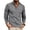 Light Gray, variant on CAIVO Polo Shirts For Men Casual Shirt Long Sleeve Classic Plaid Button With Pockets Lapel Golf Tops For Vacation , XXL