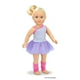 thumbnail image 5 of My Life As Ballerina Fashion Set for 18-inch Doll, 3 Pieces Included, Silver with Pink and Purple, 5 of 8