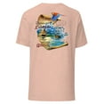 thumbnail image 3 of Unisex Mens Lightweight Adult Jimmy Buffett Style Lower Latitudes Better Attitudes Tropical Graphic Sailboat Beach T-Shirt, 3 of 6