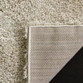 thumbnail image 4 of SAFAVIEH Santa Monica Cali Solid Shag Area Rug, Beige, 3' x 3' Square, 4 of 7