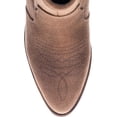 thumbnail image 4 of Dirty Laundry Unite Brown Chunky Block Heel Zipper Metallic Western Ankle Boots (Brown, 9), 4 of 5