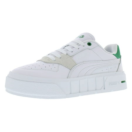 Puma Cali Court Match Womens Shoes Size 10, Color: White/Cream/Green