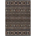 thumbnail image 2 of Addison Rugs Chantille Indoor/Outdoor Transitional Navajo Black Machine Washable Rectangle Rug, 8' x 10', 2 of 8
