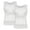 White,2Pack, variant on Compression Shirt for Men Slimming Undershirt Body Shaper Tank top for gynomastica Sleeveless Tummy Control Shapewear Vest Men