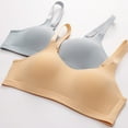 thumbnail image 6 of WNEGSTG Pink Push Up Bra, Women'S New Plus Size No Underwire Top Bra Thin Breathable Big Breasts To Show Small Beauty Back Four Bra, C, 6 of 8