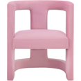 thumbnail image 3 of Ada Pink Velvet Accent Chair, 3 of 6