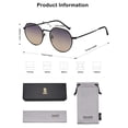 thumbnail image 5 of Gafas de Sol SOJOS Redondas Poligonales Polarizadas para Mujeres/Hombres SJ1157, 5 of 5