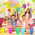 thumbnail image 3 of missunny-Reusable Cups with Lids and Straws, 5 Pack of 16oz Plastic Cups, Perfect for Kids' Parties and Customized Gifts Travel Mug, 3 of 5