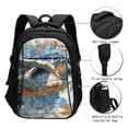 thumbnail image 3 of Daiia Abstract Sea Turtle Pattern USB Charging Backpack for Men and Women, Anti-Theft Backpack,Travel Backpack,School Backpack,College Backpack,Laptop Backpack, 3 of 7