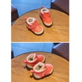 thumbnail image 4 of IROINNID Winter Baby Plush Boots Baby's Soft Thickened Sole Non-Slip Warm Cotton Press Buckle Shoes Boots, Size 9M-5Y, 4 of 4