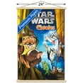 thumbnail image 3 of Star Wars: Ewoks - Key Art Wall Poster with Wooden Magnetic Frame, 22.375" x 34", 3 of 3