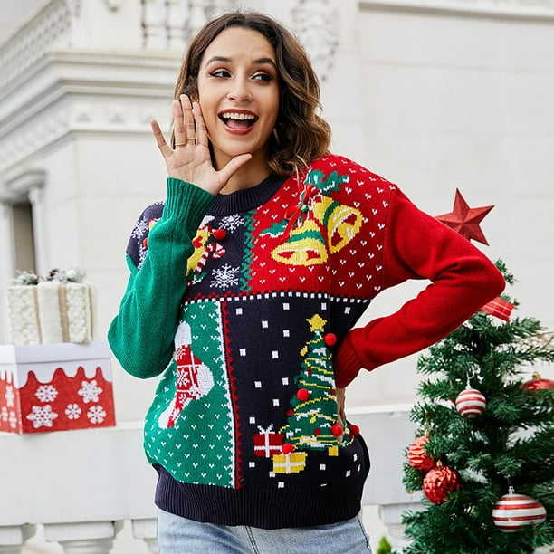 Nice womens christmas sweaters cheap