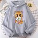 thumbnail image 3 of Sudadera con capucha con estampado de gato bebiendo leche, ropa de calle divertida, camisetas de té, jerséis Boba de dibujos animados Kawaii de Harajuku, sudaderas para mujeres y niñas, 3 of 5