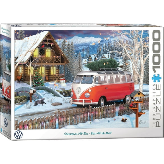 Eurographics 1000 Piece VW Christmas Bus Puzzle
