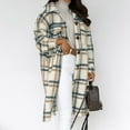 thumbnail image 4 of UPPADA Winter Coat Women's Thickened Overcoat Plus Size Wool Liner Sherpa Denim Coats Warm Thicken Parka Jacket with Fur Hood Abrigos De Mujer, 4 of 5