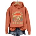thumbnail image 4 of Pink Graphic Hoodie For Women 2024 Cute Preppy Sweatshirt Long Sleeve Drawstring Pullover Tops With Pockets, 4 of 5
