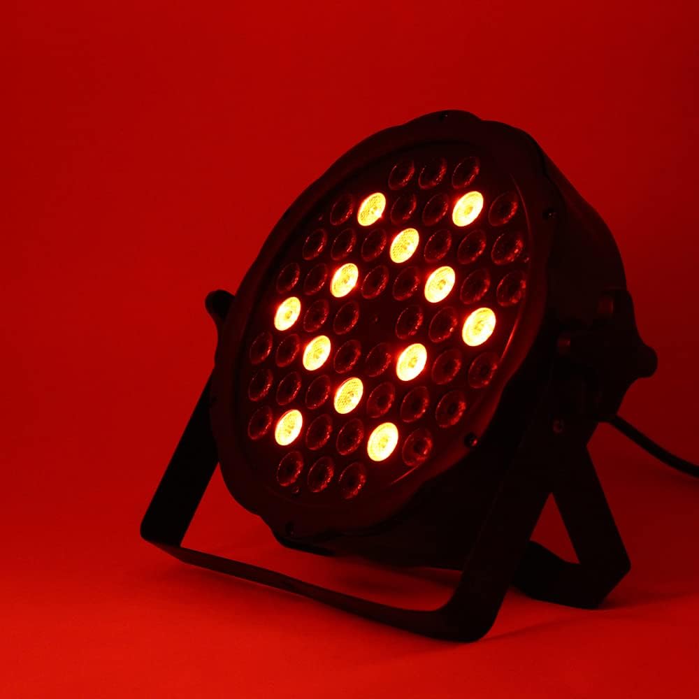 LED Stage Par Light 54 Lights 90° Up and Down Rotation3W Bulb Power IP20 for Stage KTV Wedding Banquet Music Festival