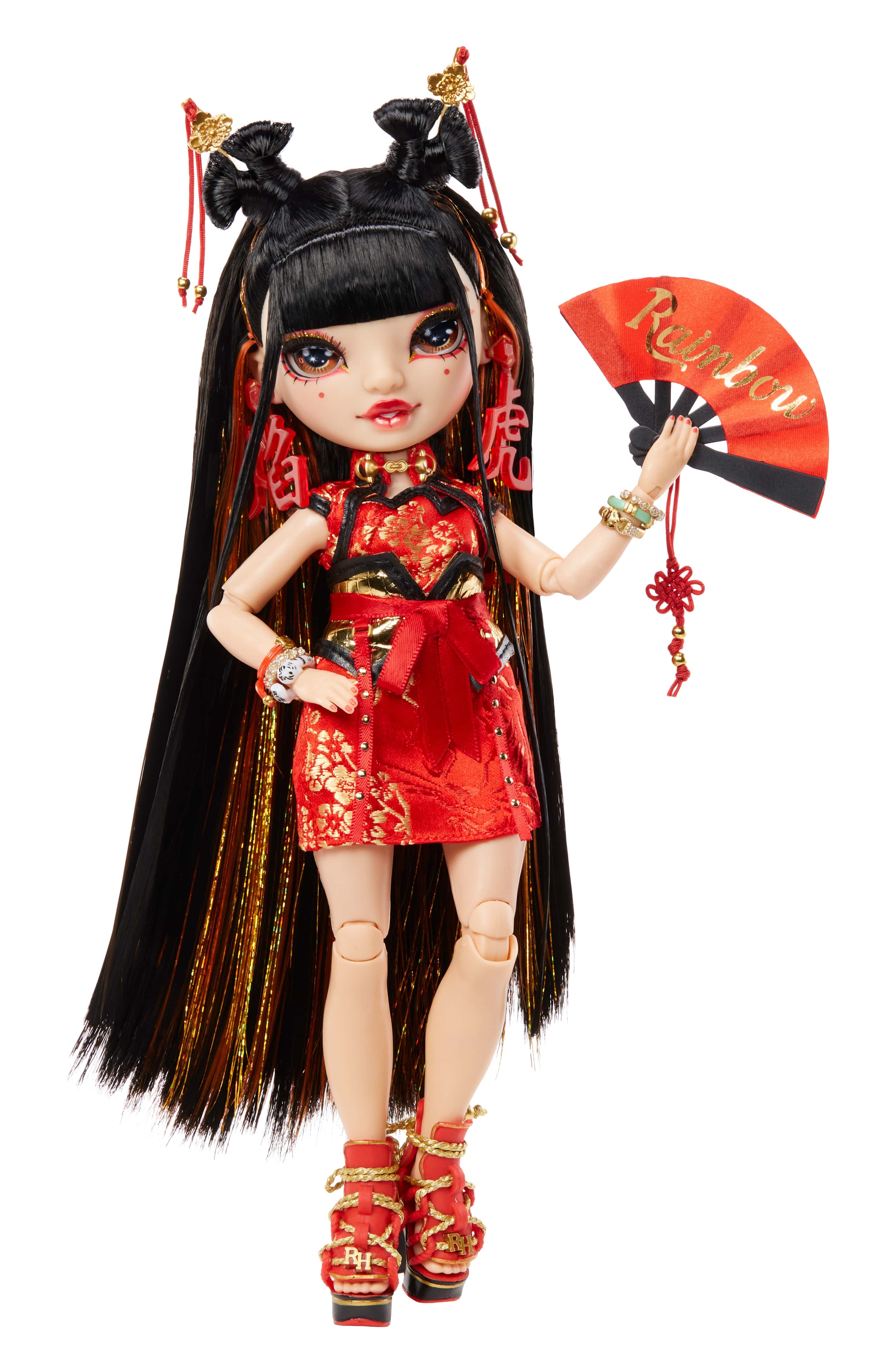 Rainbow High™ Chinese New Year Collector Doll (11-inch) 2022 Year of the  Tiger Lily Cheng with Multicolored Rainbow hair, 2 Gorgeous Outfits to Mix  & Match Premium Doll Accessories Collectible Gifts 