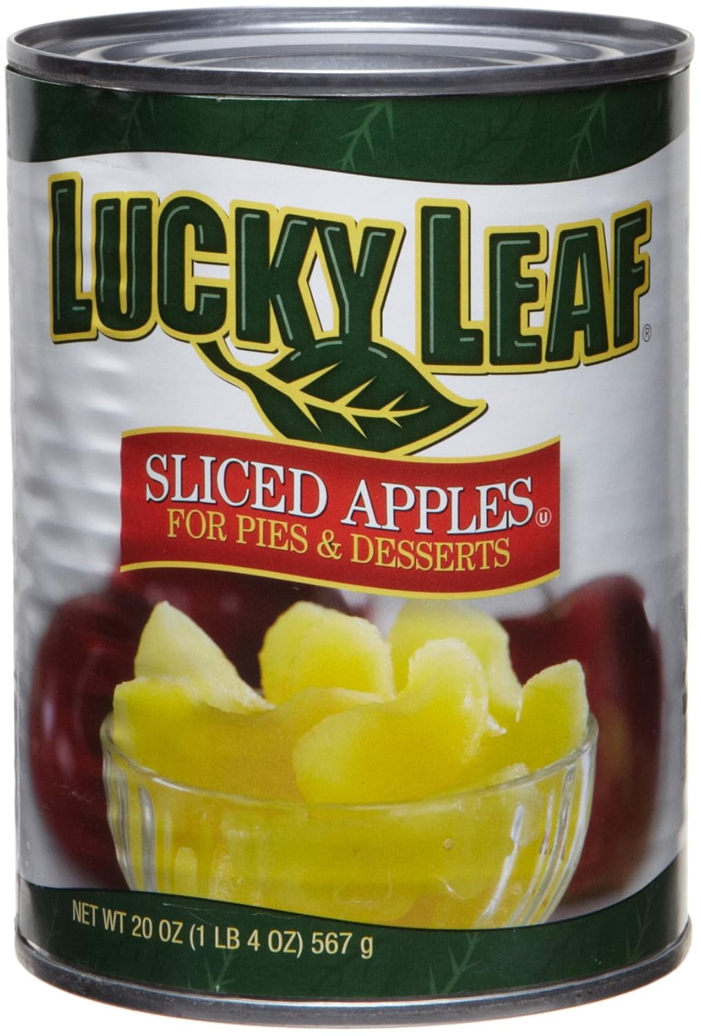 (2 pack) ( 2 Pack ) Lucky Leaf Sliced Apple for Pies & Desserts, 20 oz