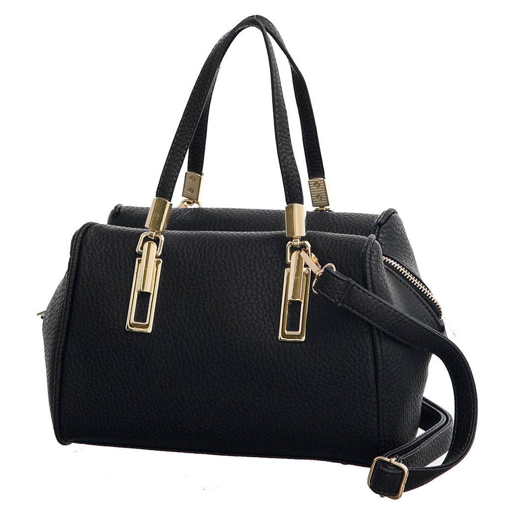 Laurel & Sunset - Laurel & Sunset Martika Crossbody Convertible Short and Wide Satchel Bag 